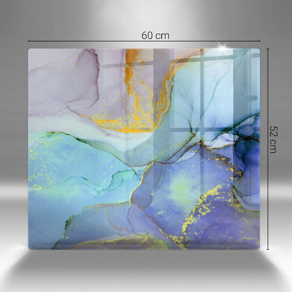 Deska kuchenna Pęknięty kamień złoto