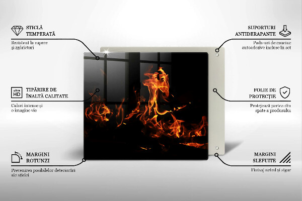 Deska do krojenia Ogień żywy płomień