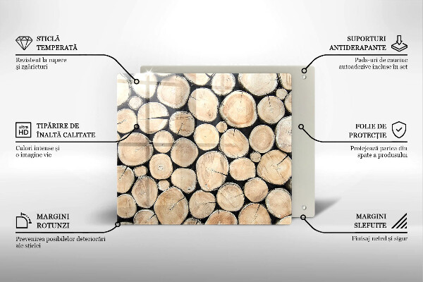 Deska kuchenna Drewno pnie drzew