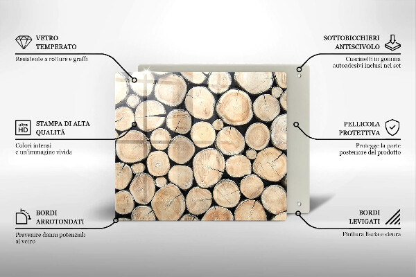 Deska kuchenna Drewno pnie drzew