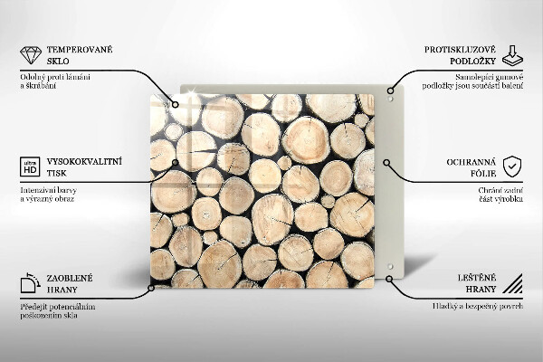 Deska kuchenna Drewno pnie drzew