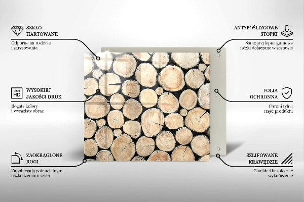 Deska kuchenna Drewno pnie drzew