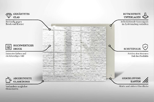 Deska kuchenna Ściana mur cegły