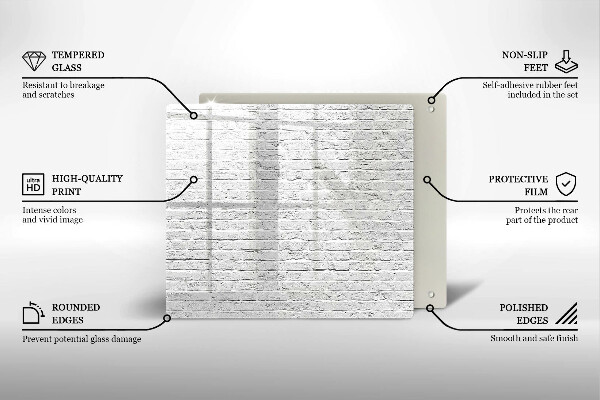 Deska kuchenna Ściana mur cegły