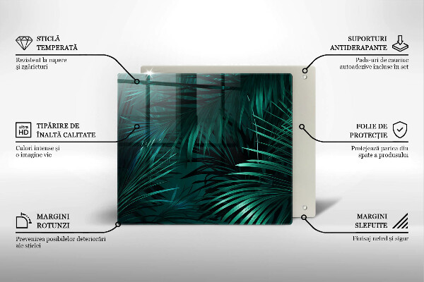 Deska kuchenna Liście dzika dżungla
