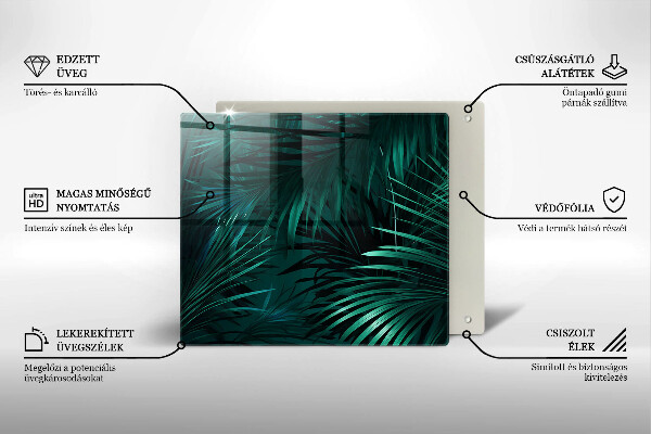 Deska kuchenna Liście dzika dżungla