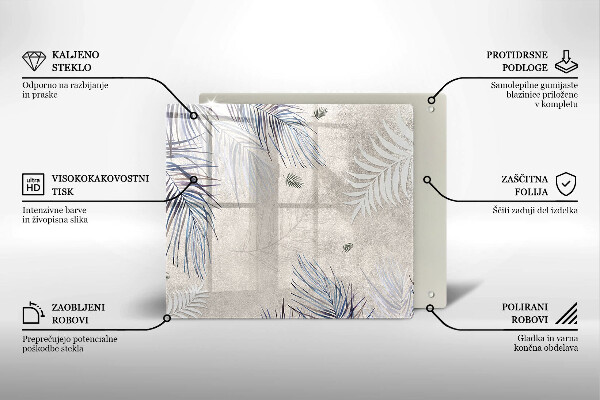 Deska kuchenna Subtelne liście