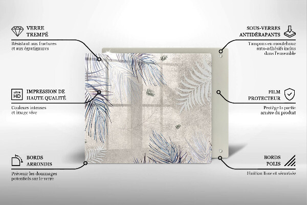 Deska kuchenna Subtelne liście