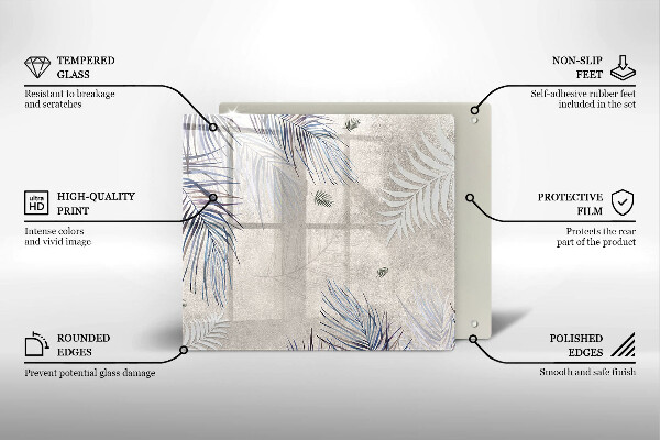 Deska kuchenna Subtelne liście