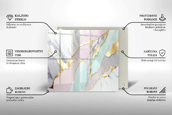 Deska kuchenna Pastelowy marmur