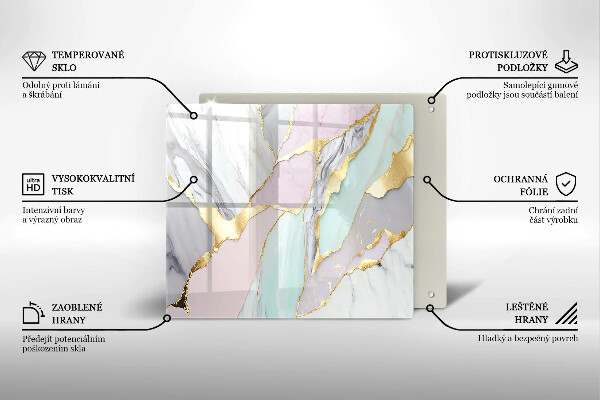 Deska kuchenna Pastelowy marmur