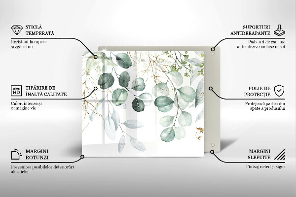 Deska kuchenna Malowane rośliny