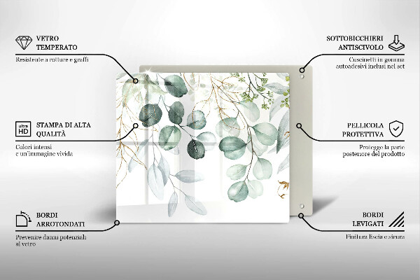 Deska kuchenna Malowane rośliny