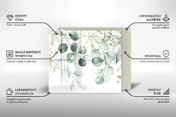 Deska kuchenna Malowane rośliny