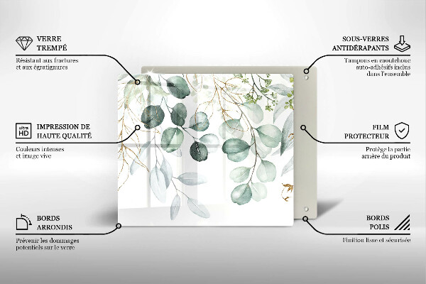 Deska kuchenna Malowane rośliny