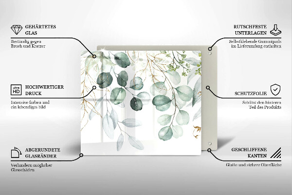 Deska kuchenna Malowane rośliny