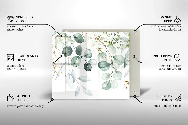 Deska kuchenna Malowane rośliny