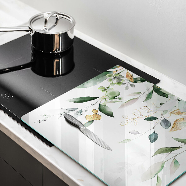 Deska kuchenna Akwarelowe liście