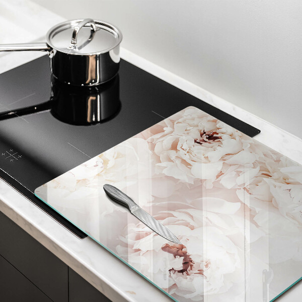 Deska kuchenna Pastelowe piwonie