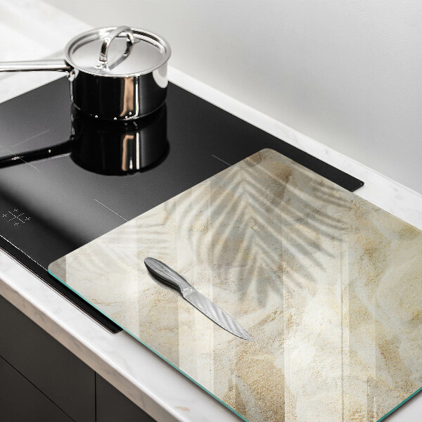 Deska kuchenna Liście palmy i piasek