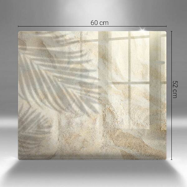 Deska kuchenna Liście palmy i piasek