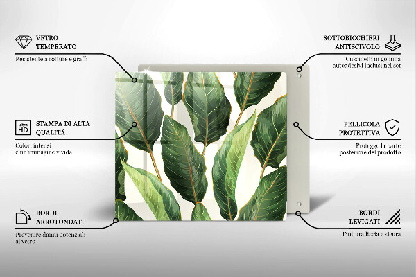 Deska kuchenna Liście bananowca