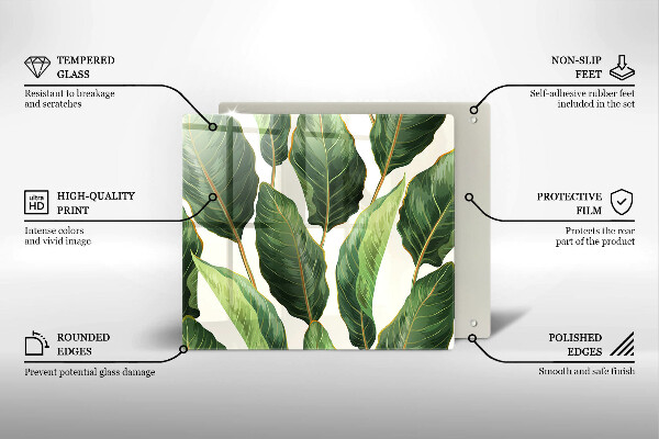 Deska kuchenna Liście bananowca