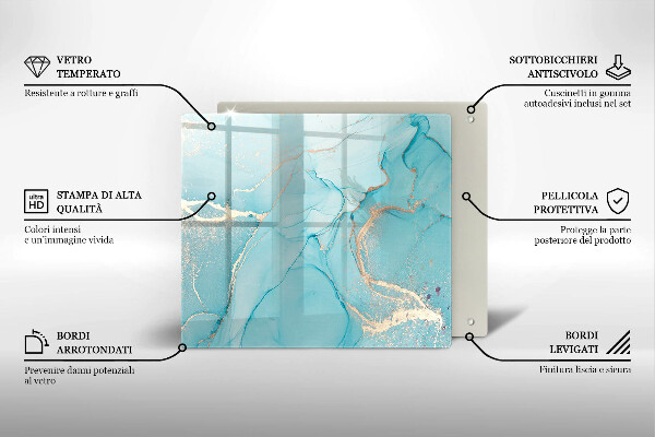Deska kuchenna Abstrakcja kamień
