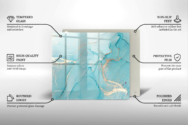 Deska kuchenna Abstrakcja kamień