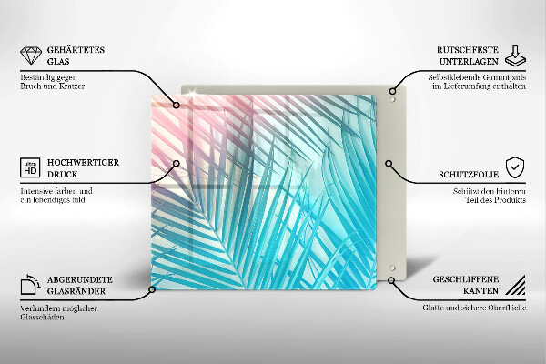 Deska kuchenna Pastelowe liście