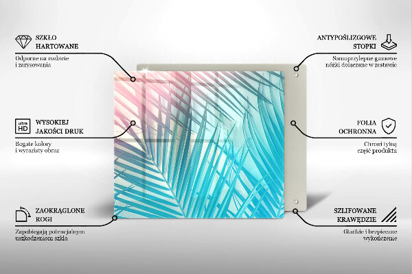 Deska kuchenna Pastelowe liście