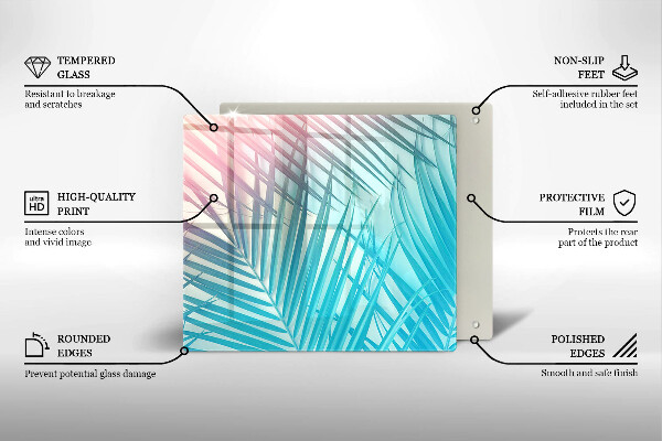 Deska kuchenna Pastelowe liście