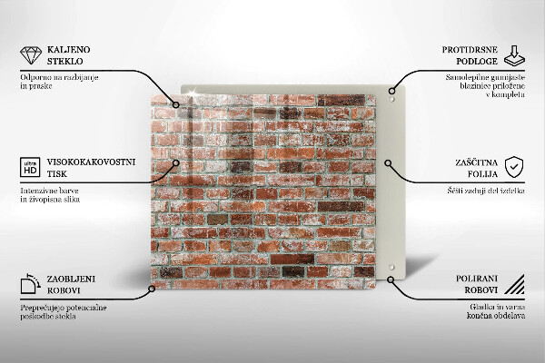 Deska kuchenna Stare cegły mur