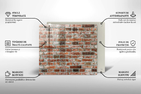 Deska kuchenna Stare cegły mur