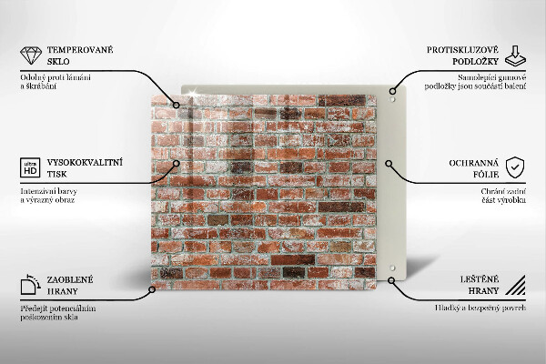 Deska kuchenna Stare cegły mur