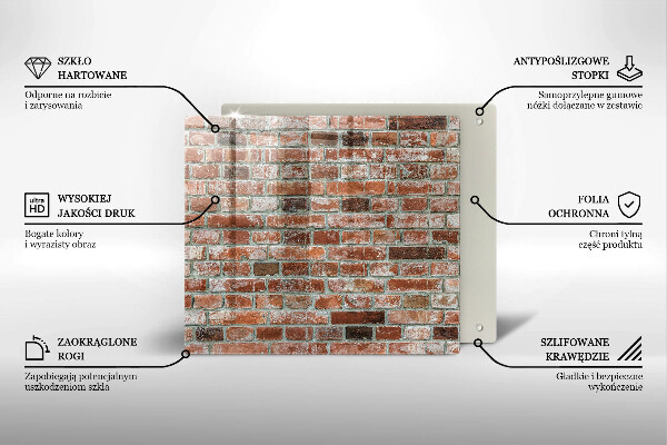 Deska kuchenna Stare cegły mur