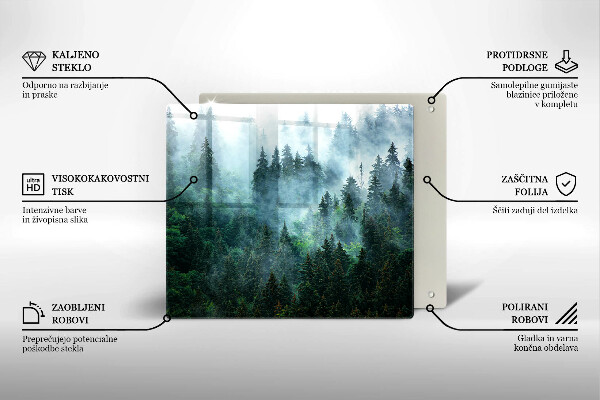 Deska kuchenna Las we mgle