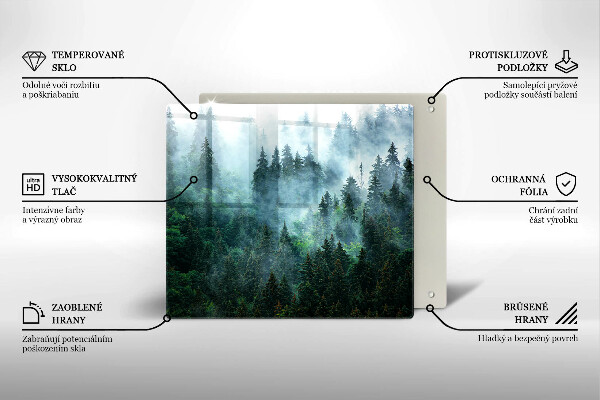 Deska kuchenna Las we mgle