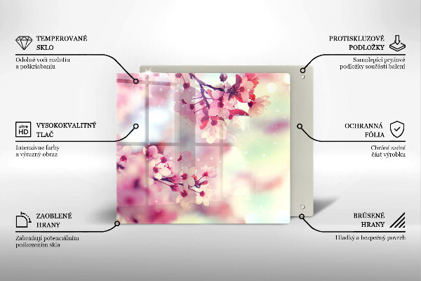Deska kuchenna Natura kwiaty jabłoni