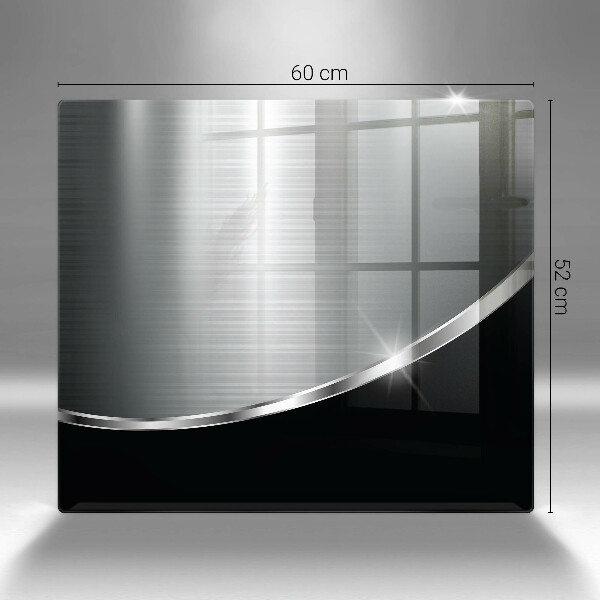 Deska kuchenna Abstrakcja z metalem