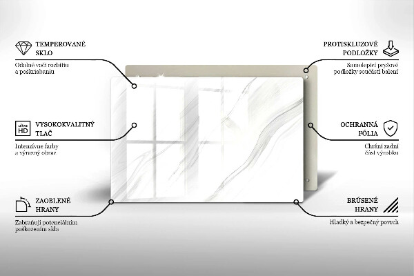 Deska do kuchni Delikatny marmur