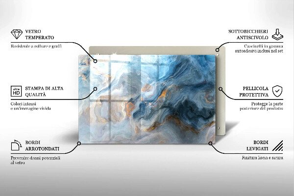 Deska do kuchni Tekstura marmuru