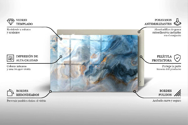 Deska do kuchni Tekstura marmuru