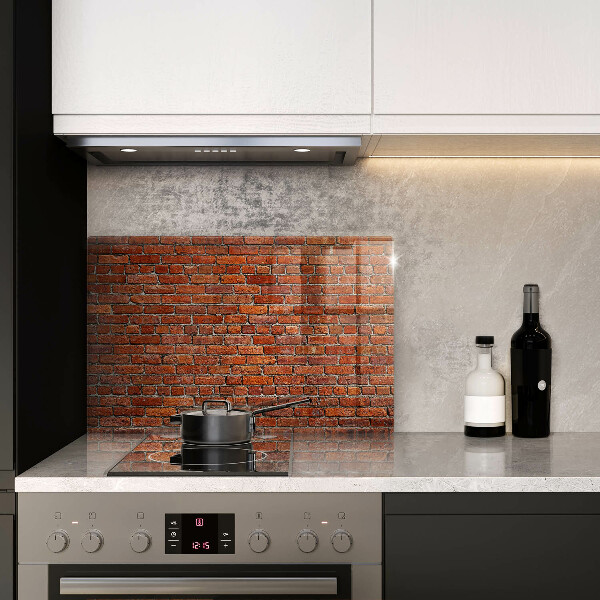 Deska do kuchni Ściana cegły mur