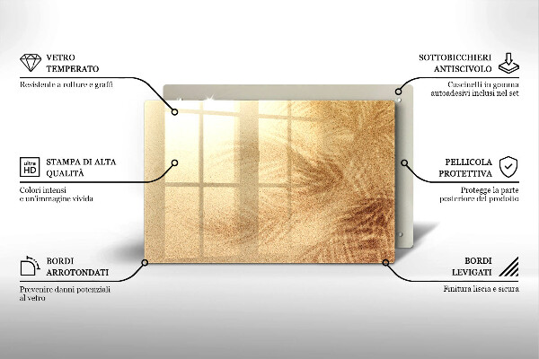 Deska do kuchni Plaża piasek wakacje