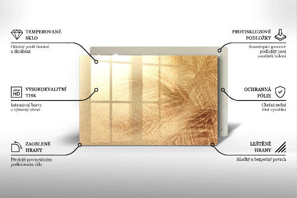 Deska do kuchni Plaża piasek wakacje