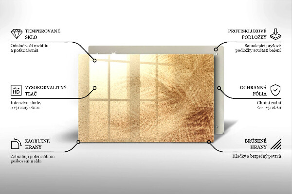 Deska do kuchni Plaża piasek wakacje