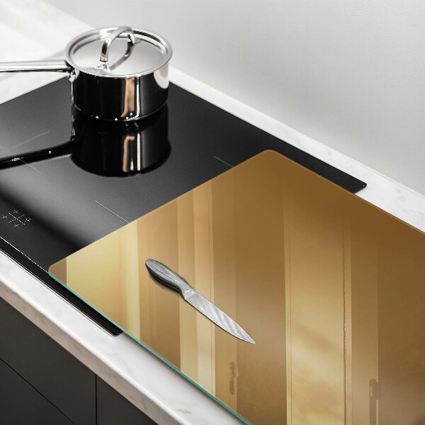 Szklana deska do kuchni Kolor beżowy