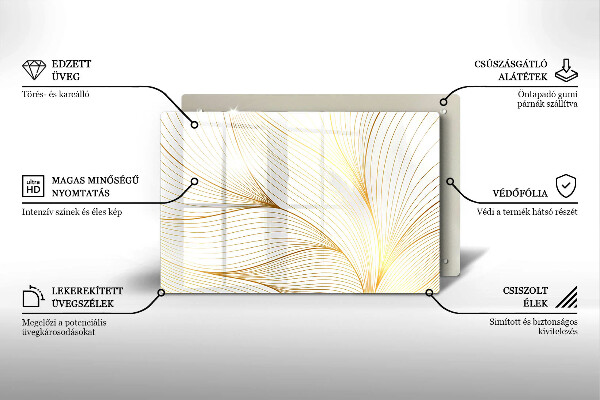 Deska do kuchni Nowoczesny wzór linie