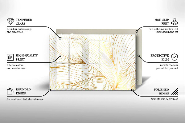 Deska do kuchni Nowoczesny wzór linie